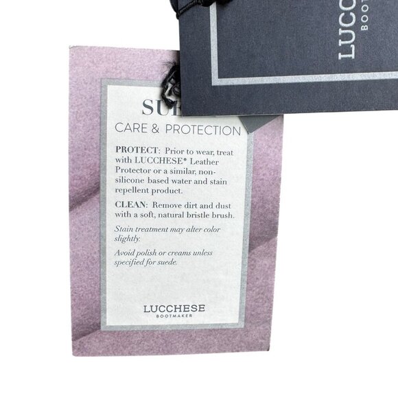 Lucchese x Chris Stapleton western cowboy Boot Brown Suede size 9.5 EE New box - Picture 5 of 12